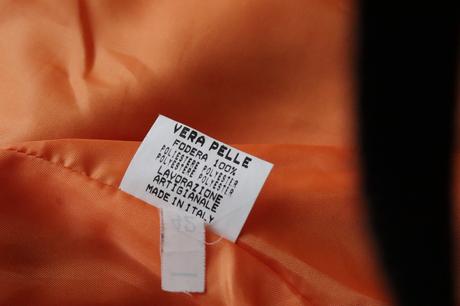 Kožená bunda z talianska, s