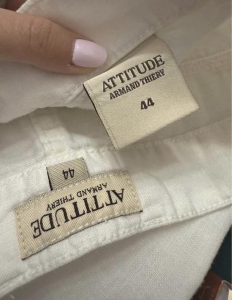 Krásne pánske biele nohavice armand thierry, m