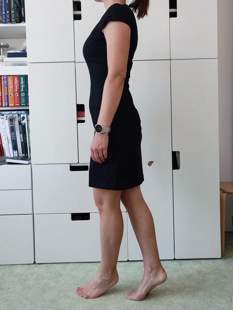 Vlnené biznis šaty hugo boss, hugo boss,36