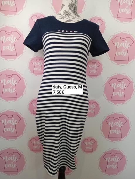 Pásikavé šaty, guess,m