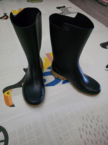 Čierne gumáky, decathlon,36