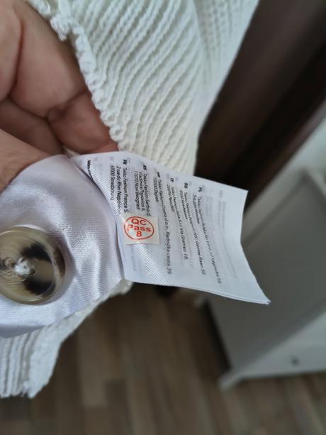 Page one kvalitný voľný biely sveter l-xl, xl