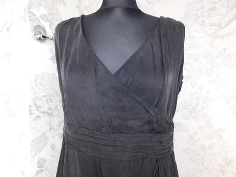 Luxusne hodvabne trendy elegantne šaty, 42