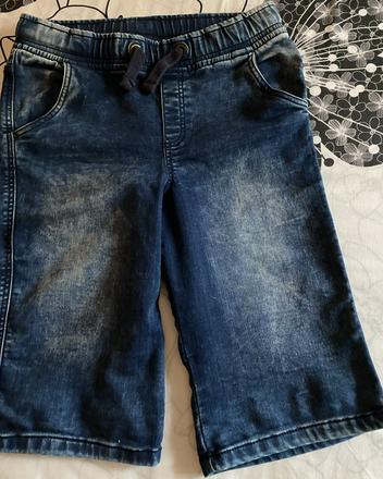Denimové  krátke nohavice v. 164 - 13-14r., f&f,164