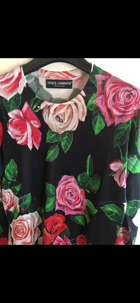 Dolce&gabanna hodvábny pulovrik s-m, s
