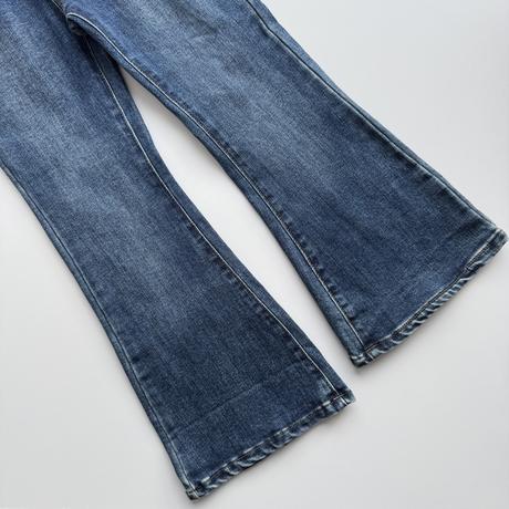 Rozšírené elastické rifle s opaskom, 128 / 140 / 152