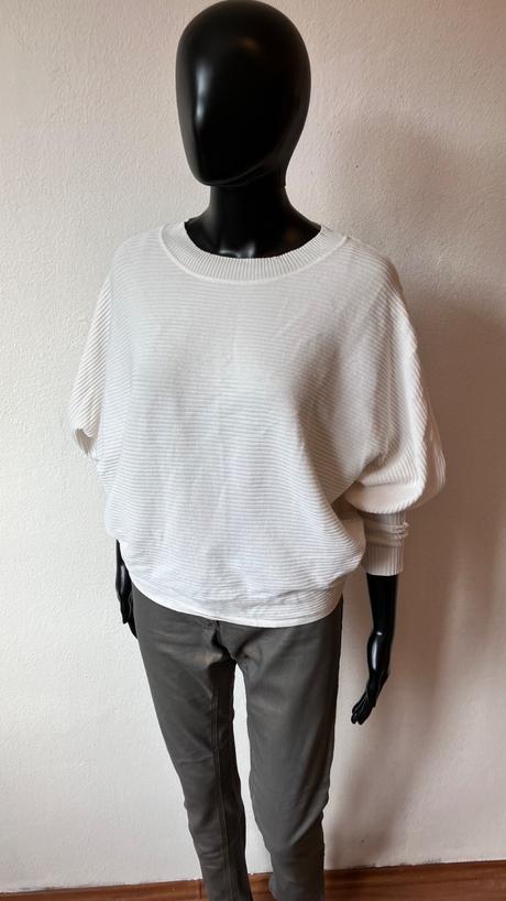 Dámska biela mikina, m