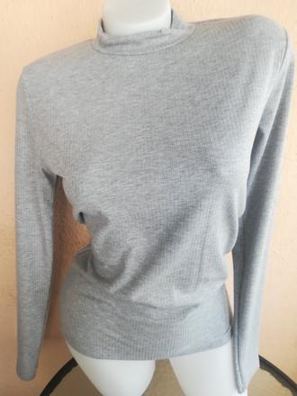 Rolák, rebrovaný, sivý, veľkosť m, amisu,m