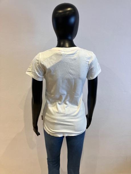 Dámske krémové tričko s potlačou a nápisom (38), lee cooper,m