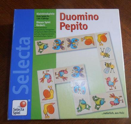 Hra duomino pepito-drevené domino - od 3 rokov, 