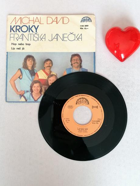 Retro vinyl platňa - michal david & kroky, 