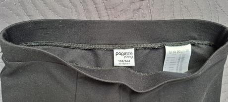 Čierne rozšírené nohavice 158/164, takko,158