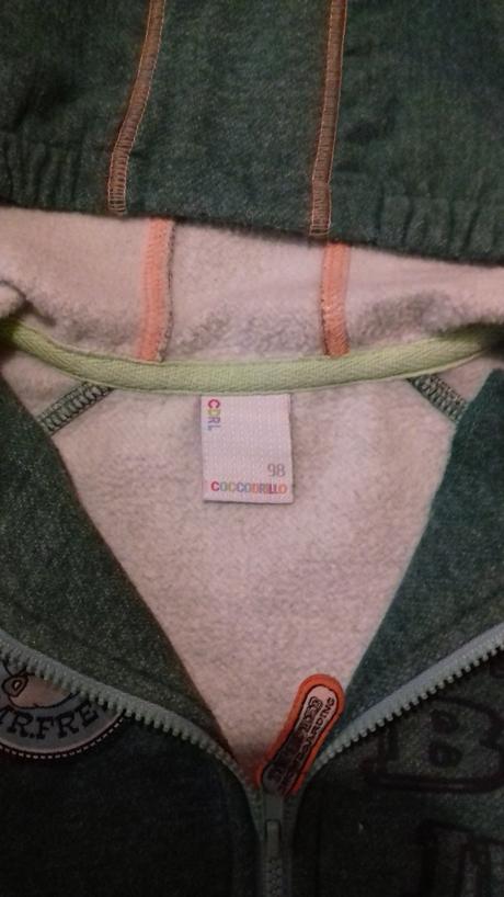 Oteplena mikinka 98, coccodrillo,98