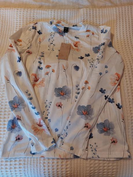 Tričko kvietkovane, s
