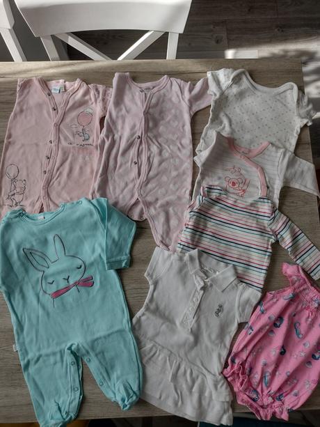 Balík letného oblečenia dievčatko, 68–80