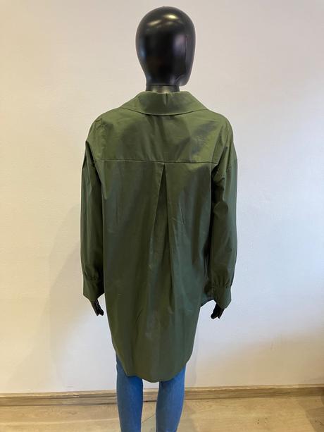 Dámska predĺžená košeľa khaki (uni), l / m / xl