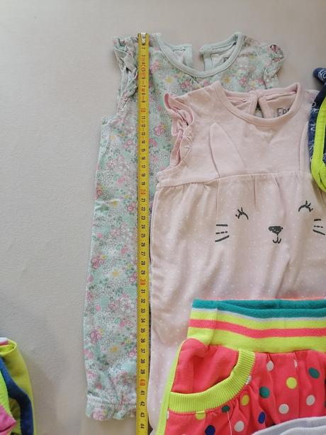 Overal+sortky 9-12mes, 68–80