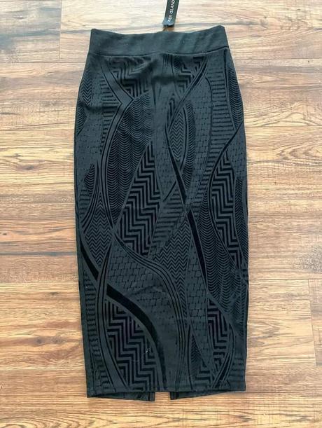 Puzdrová midi sukňa, river island,s