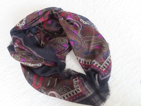 Veľká vzorovaná šatka do krku, xl