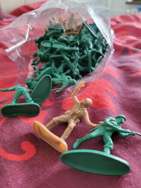 Nalepky plastoví vojaci, 