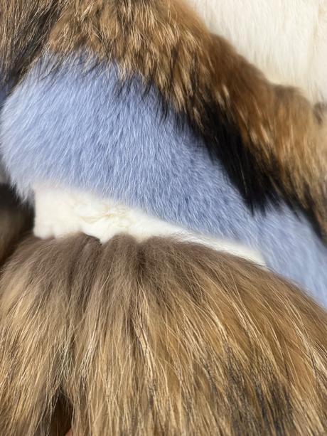 Luxusný kožuch flo clo, xs