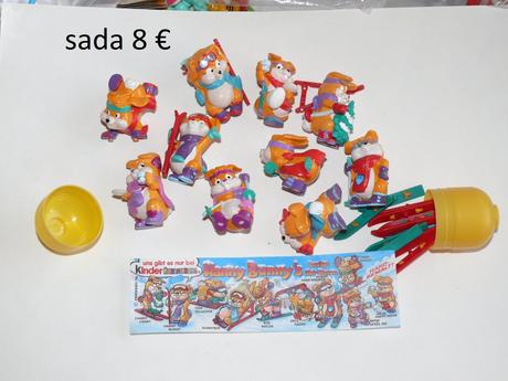 Kinder sada zajace na lyžovačke , 