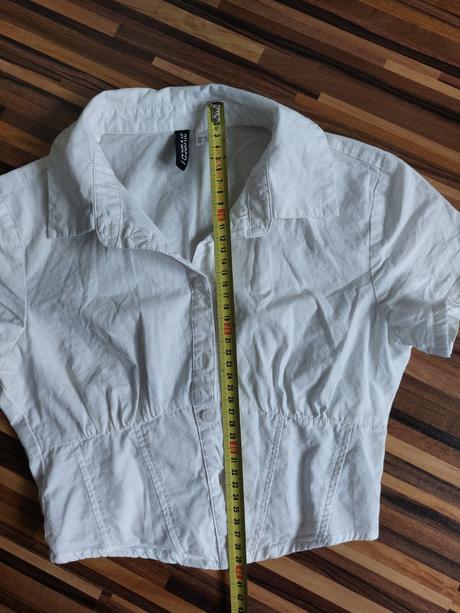 Crop košieľka, h&m,32