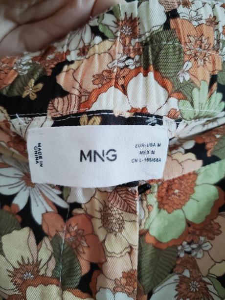 Trištvrťové cullotky mango, mango,m