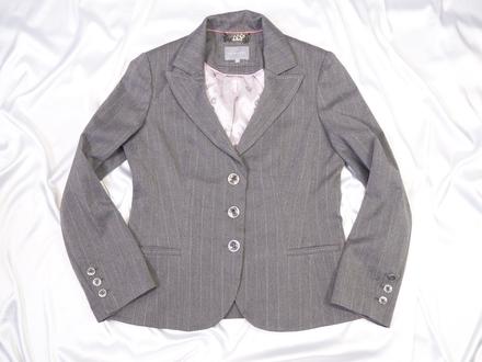 Kvalitné sivé sako per una, 40