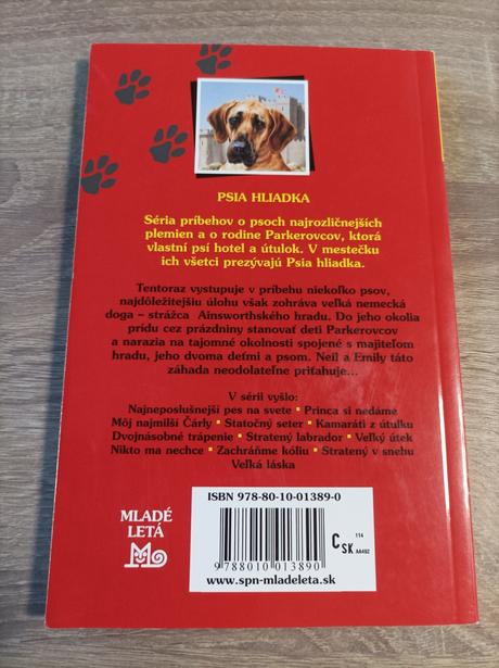 Psia hliadka strážca hradu,