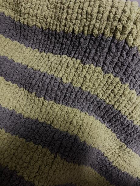 Ručne pletená homemade deka,