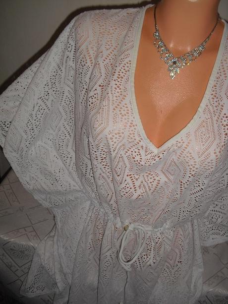 Plazovy satickovy kardigan, l