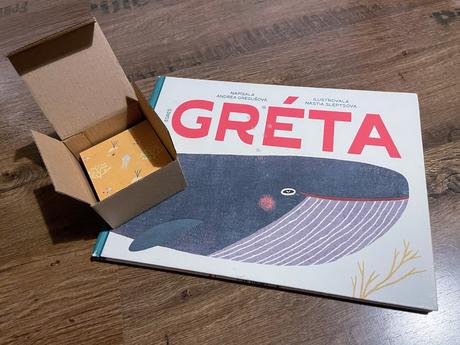 Kniha greta + pexeso morské tvory,