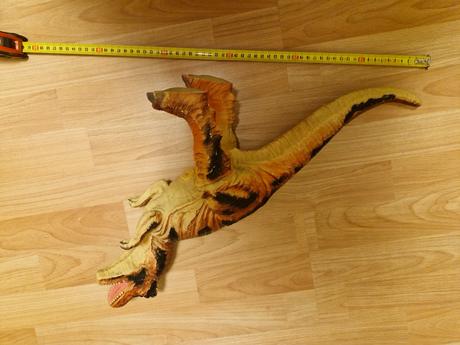 Gumeny dinosaurus trex hnedy, 