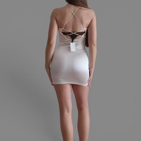 Krátke perleťové šaty, h&m,xs