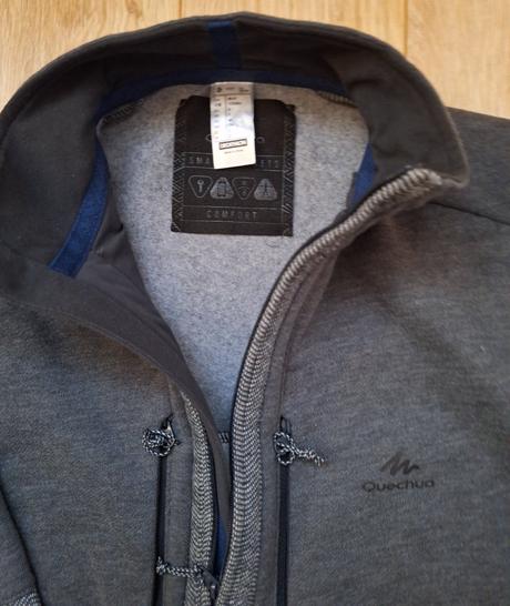 Pekná teplá mikina, quechua,s