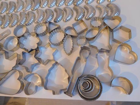 Mlynček na orechy + formičky, kovové, 