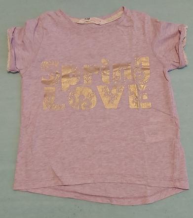 Letné tričko fialové h&m 98/104, h&m,98