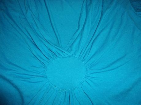 Tyrkysove volne damske tricko, m