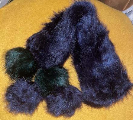 Šál z umelej kožušiny, george,xl