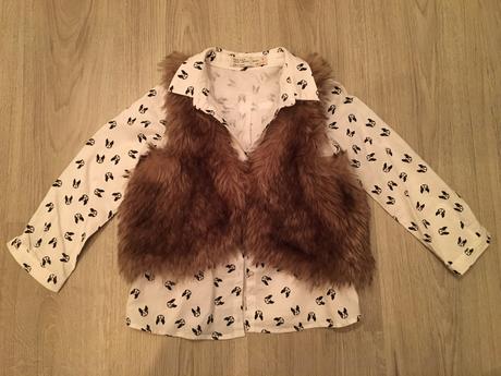 Blúzka pre milovníčku psíkov, zara,110