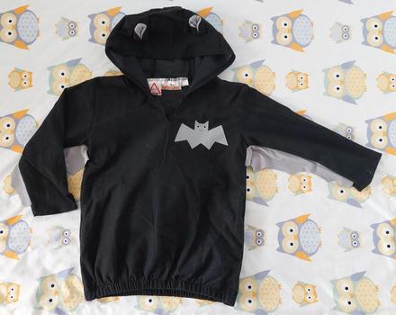 Netopier vypchatý halloweensky top 2-4r,