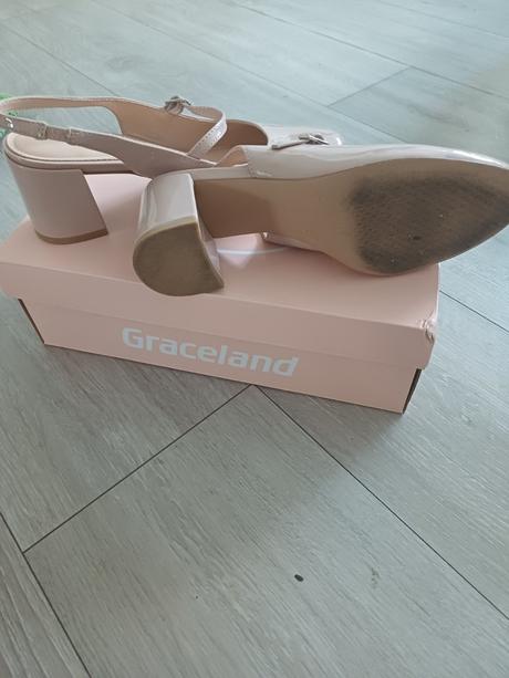 Lakované lodičky holá päta 37, graceland,37