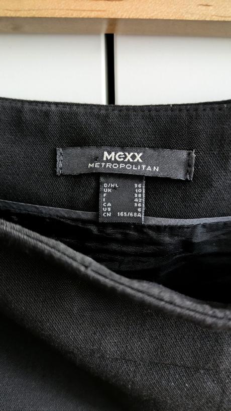 Čierna puzdrová sukňa so zipsovým detajlom mexx, mexx,m