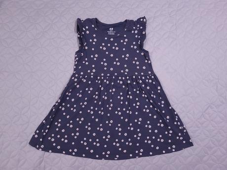 H&m kvetinkove letne saty, organic cotton, h&m,116