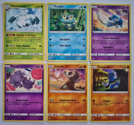 Pokémon karty "forbidden light", 