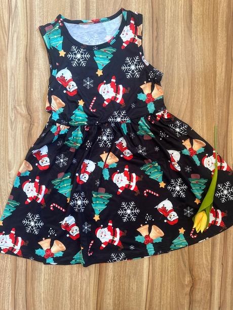 Vianočné šatky snehuliak, 122 / 128