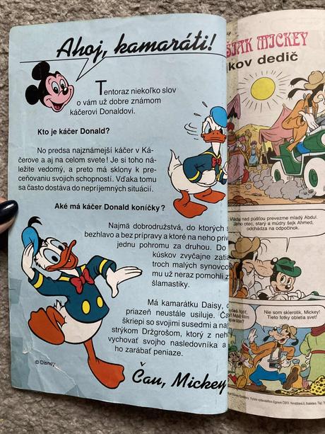 Mickey mouse retro časopisy,