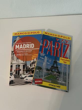 Bedekery madrid, paríž- cena spolu, 