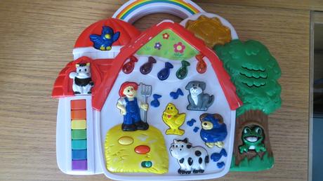 Hraci domcek farma + knizka, 